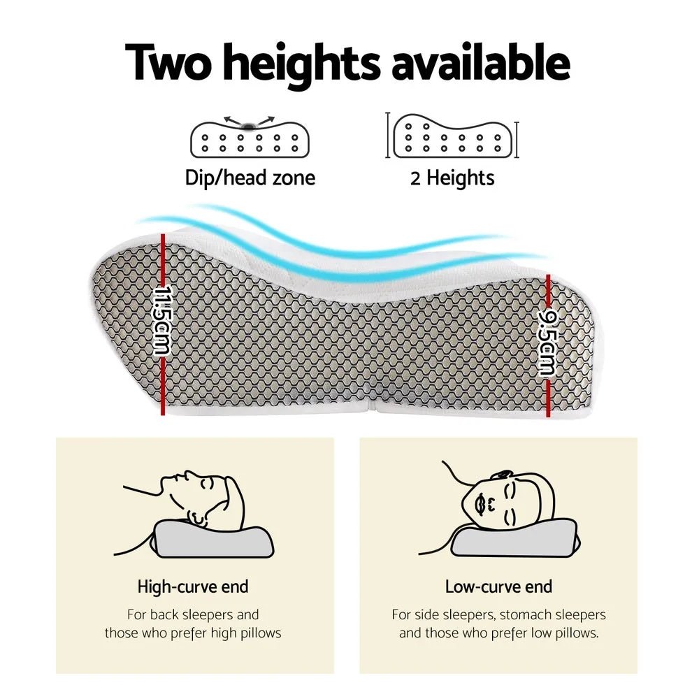 Premium Memory Foam Pillow Contour Neck