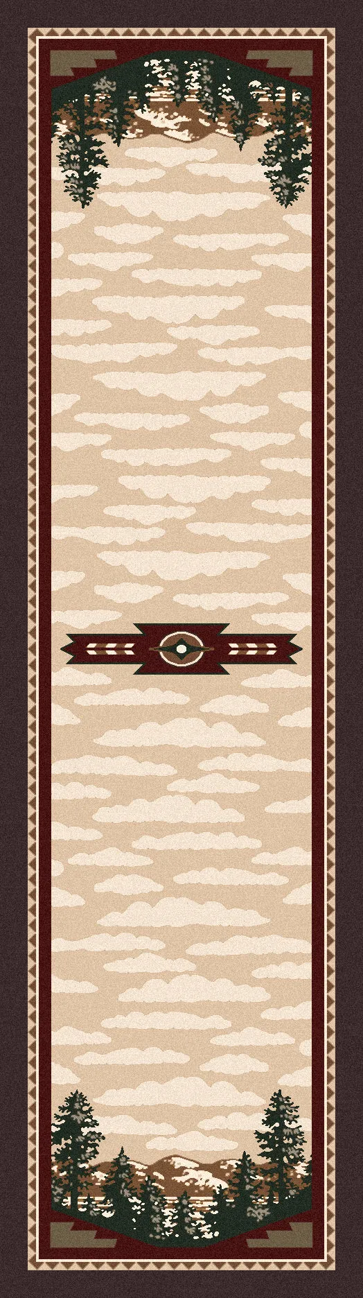 "Autumn Point" Western/Lodge Area Rugs - Choose from 6 Sizes!