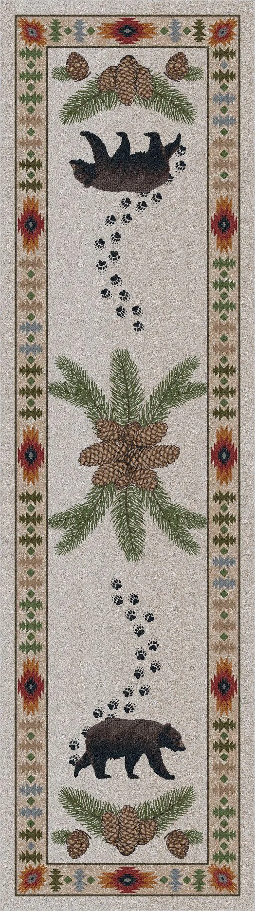 "Camp Woodhaven" Western/Lodge Area Rugs - Choose from 6 Sizes!