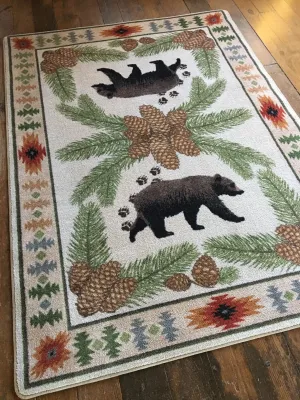 "Camp Woodhaven" Western/Lodge Area Rugs - Choose from 6 Sizes!