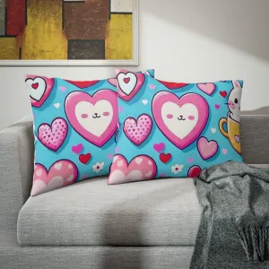 "Kitten Hearts" Pillow Sham