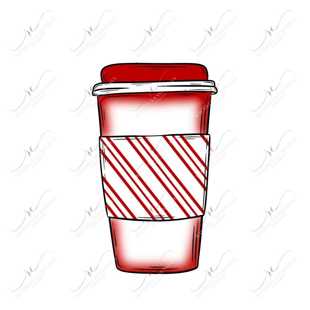 Red drink - clear cast decal