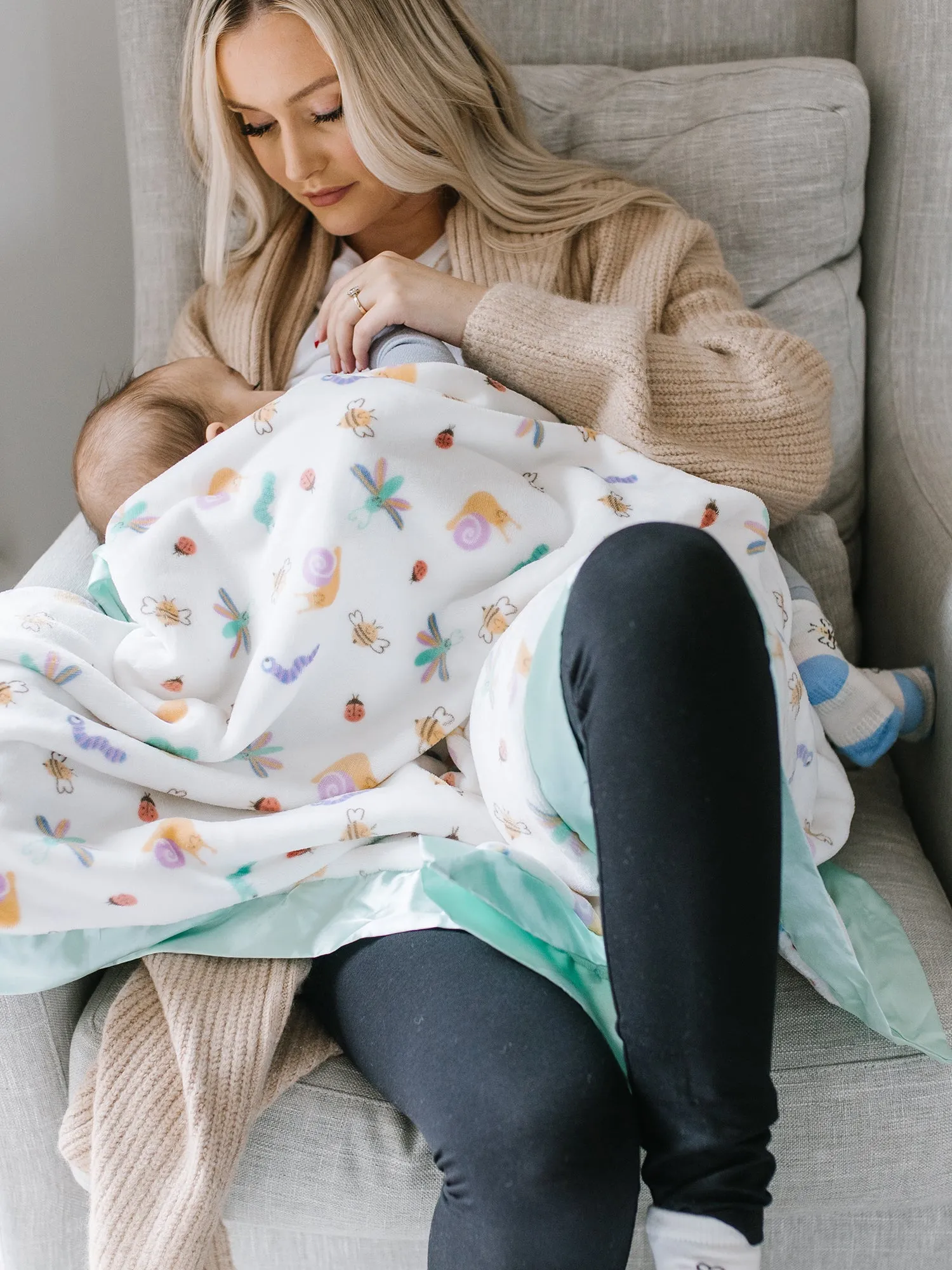 Reversible Baby Blankets - Love Bug