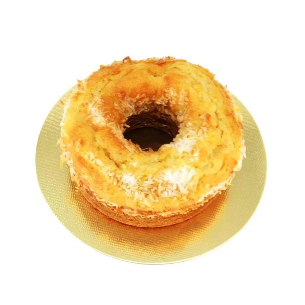 Round Gold Laminated Cake Board 12.2" (31cm) 5-Pack