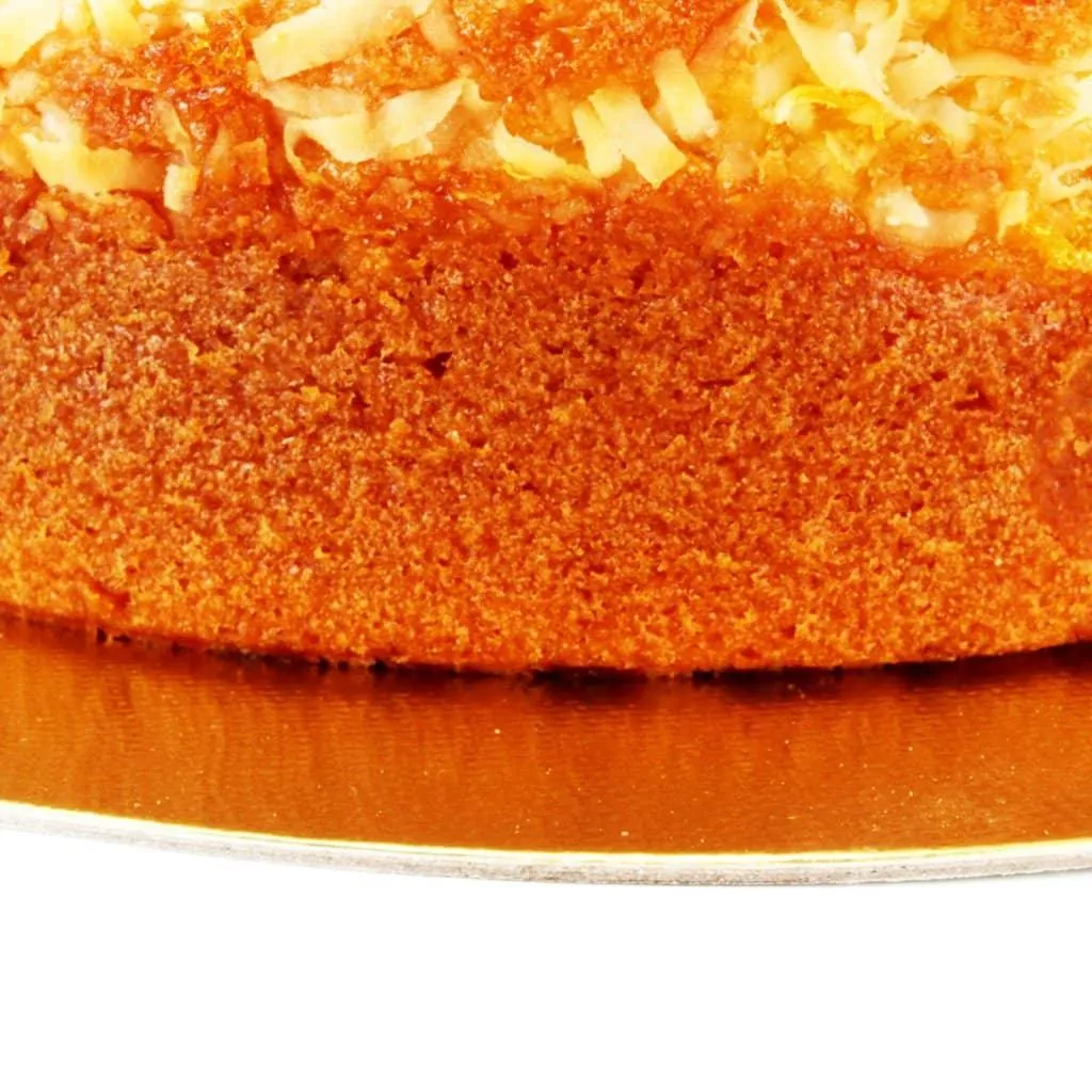Round Gold Laminated Cake Board 12.2" (31cm) 5-Pack