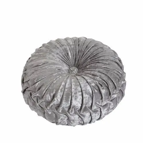 Round Woven Edge Throw Pillow