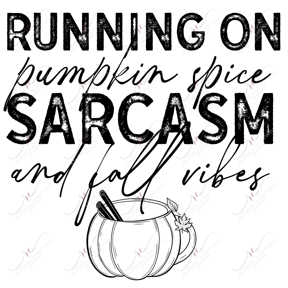 Running on - clear cast decal