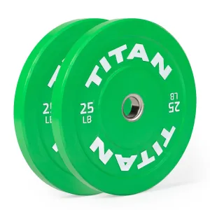 Scratch and Dent, 25 LB Pair Economy Color Bumper Plates