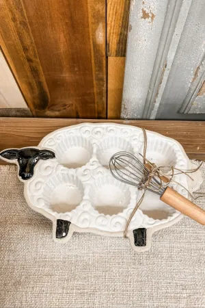 Sheep Muffin Tray Set