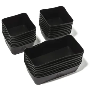 Silicone Baking Cups | Matte Black | Bento