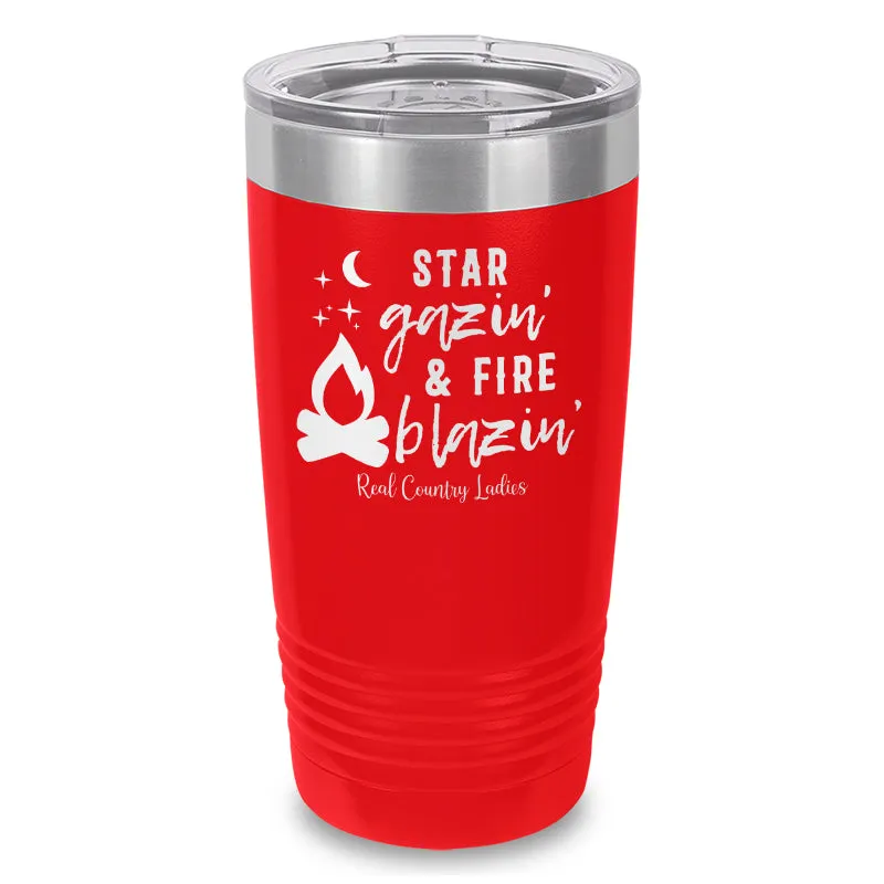 Star Gazin And Fire Blazin Laser Etched Tumbler