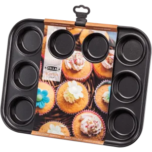 Stellar Bakeware Non-Stick Bun Tin
