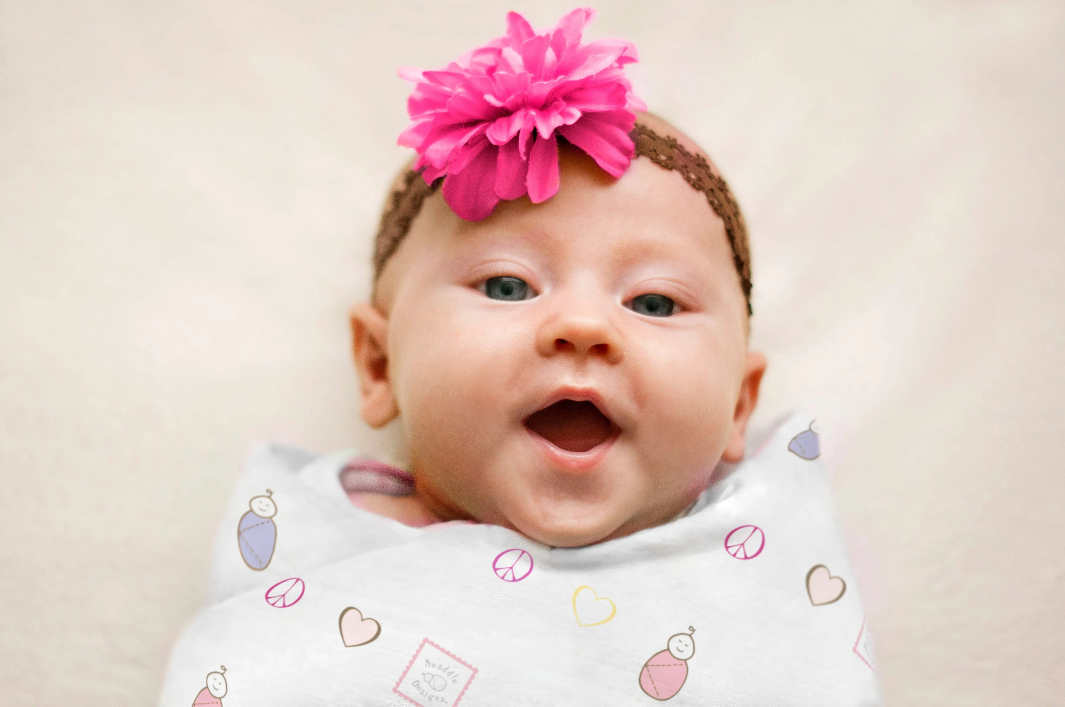 SwaddleDuo - Lavender Mod Circles   Chevron, Lavender