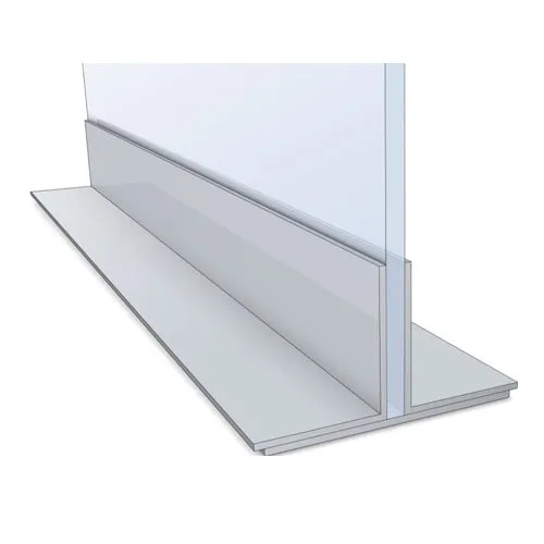 T Mount Counter Top Base Display - 11" Wide for Rigid Posters and Signage Up to 1/4" Thick