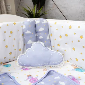 Tiny Snooze Organic Throw Cushion- Cloud