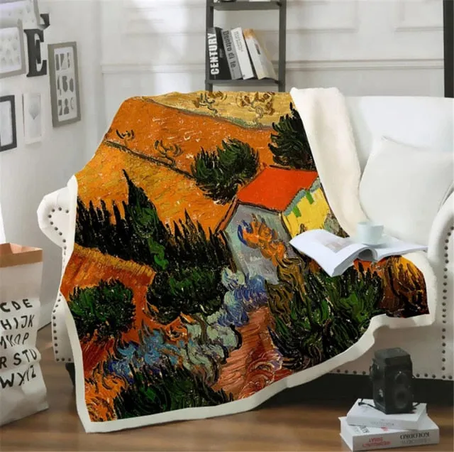 VINCENT VAN GOGH BLANKETS
