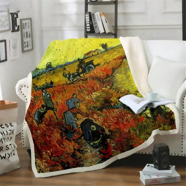 VINCENT VAN GOGH BLANKETS