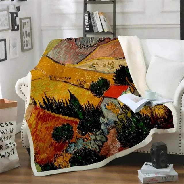 VINCENT VAN GOGH BLANKETS