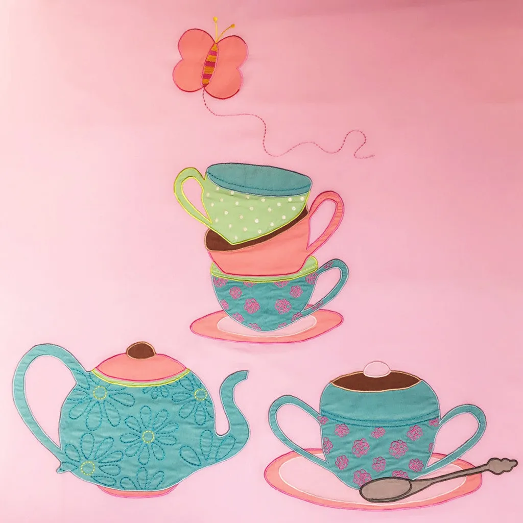 Vintage Tea Party Bedding <br> Single Duvet Cover