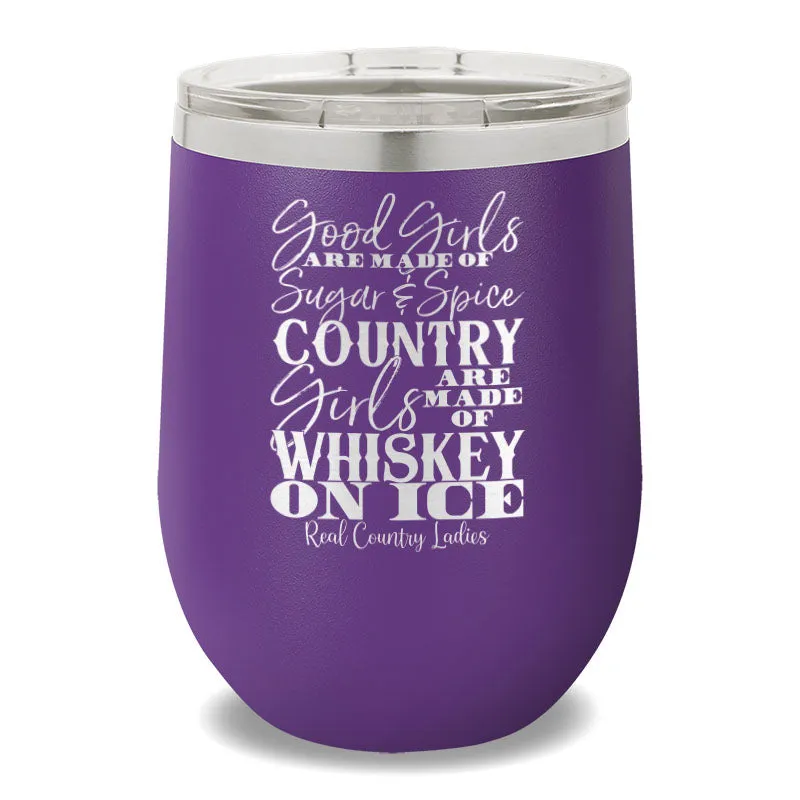 Whiskey On Ice 12oz Stemless Wine Cup