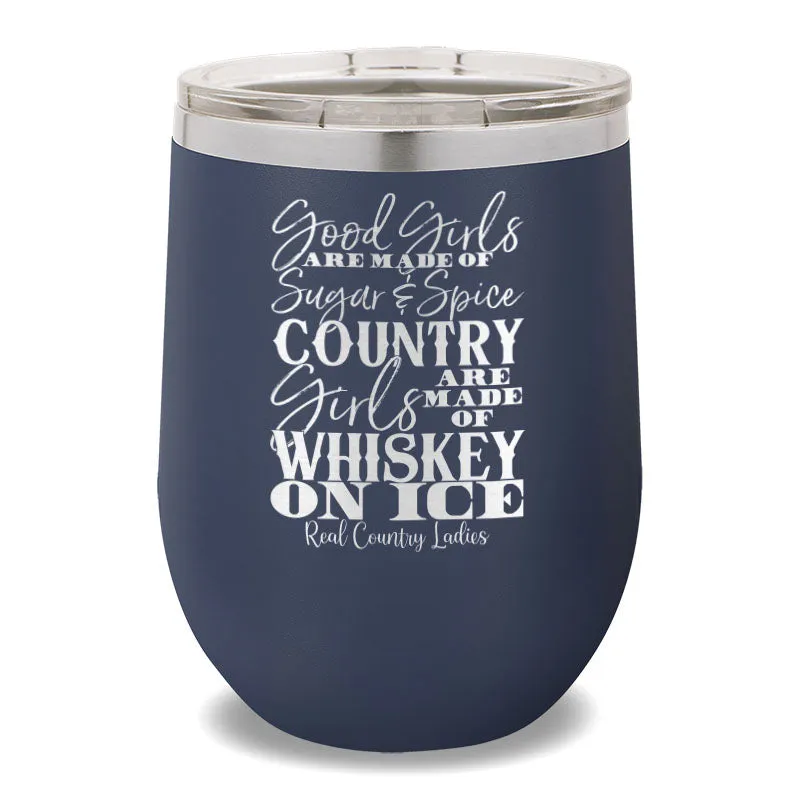 Whiskey On Ice 12oz Stemless Wine Cup