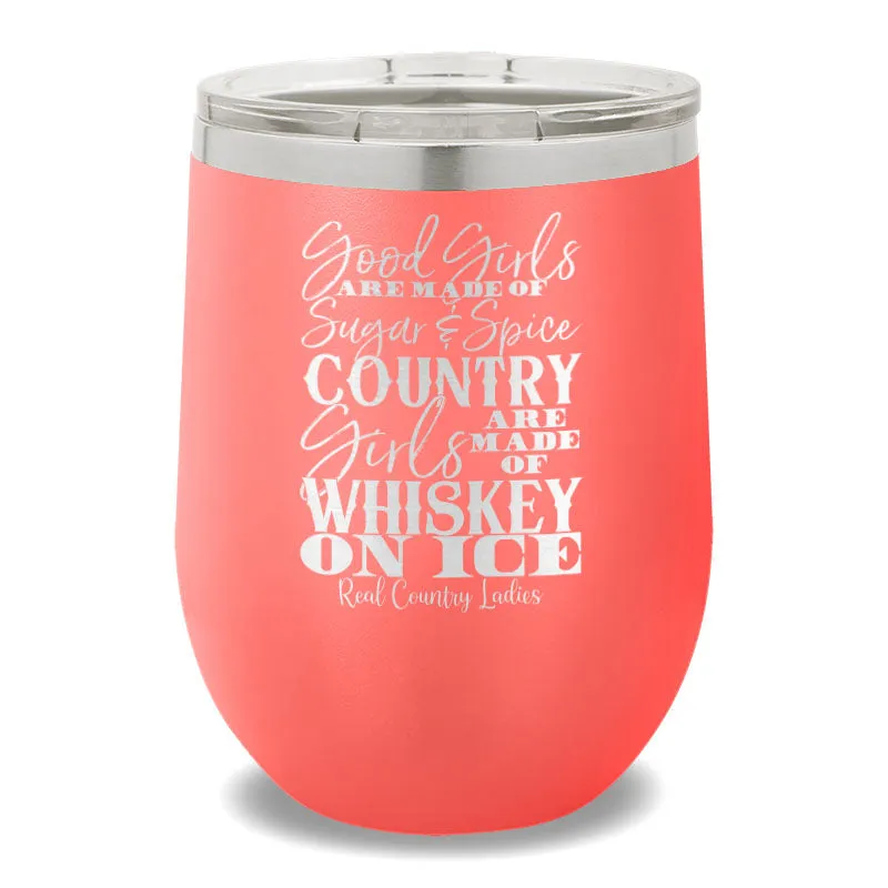 Whiskey On Ice 12oz Stemless Wine Cup