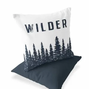 Wilder's Forest Personalized Name Throw Pillow