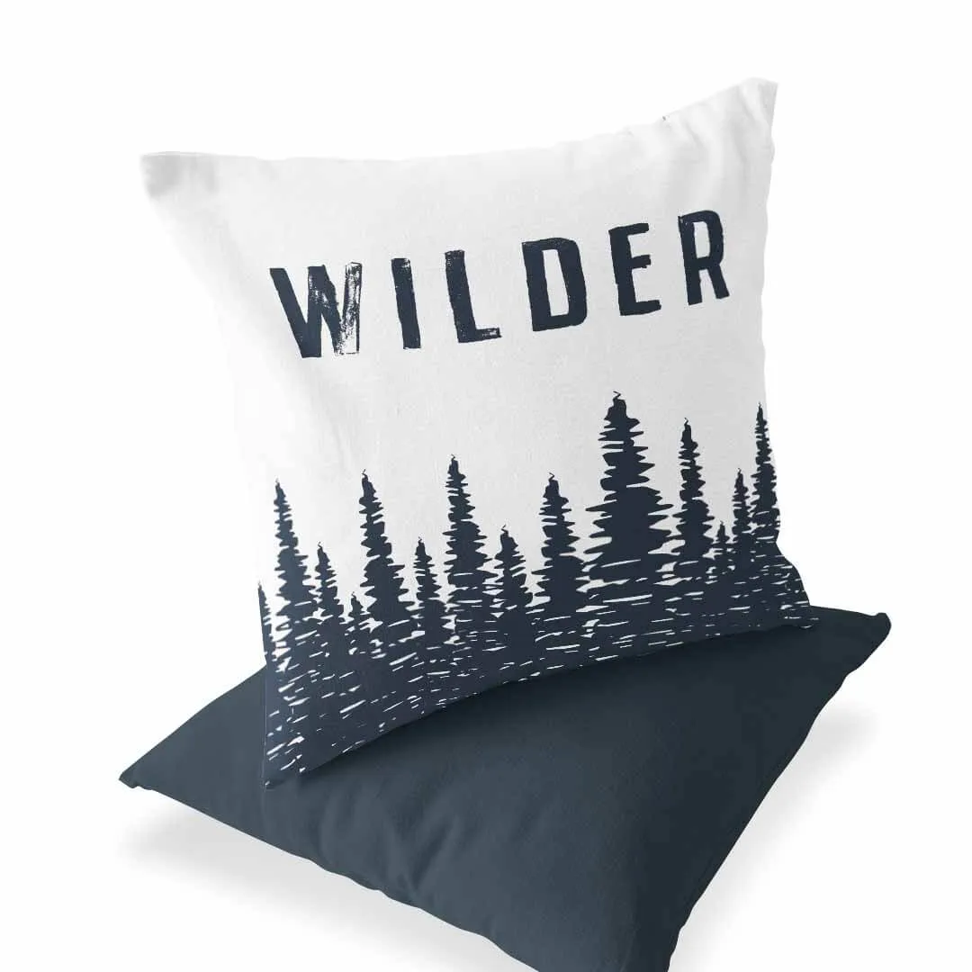 Wilder's Forest Personalized Name Throw Pillow