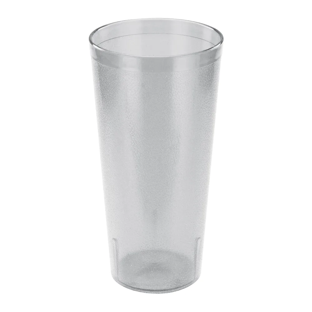 Winco PTP-20C 20oz Pebbled Tumblers, Clear