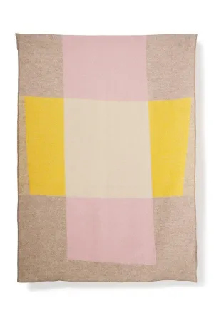 Wool Blanket "Bauhaused 3" by Michele Rondelli