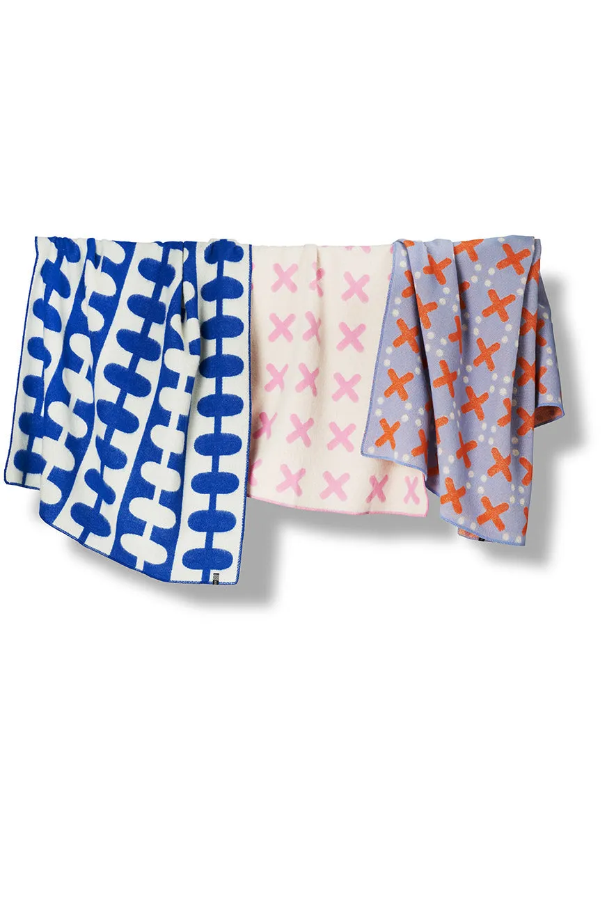 Wool Blanket "Serra" by Nathalie Du Pasquier & George Sowden